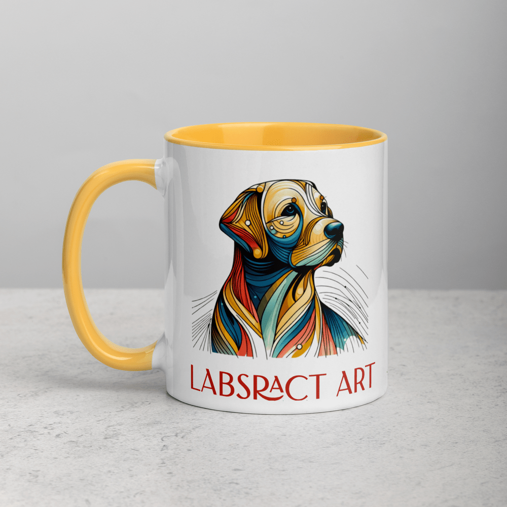 #1 Seller! Labstract Art Custom Coffee Mug for the dog lover - Tri - Me Gifts