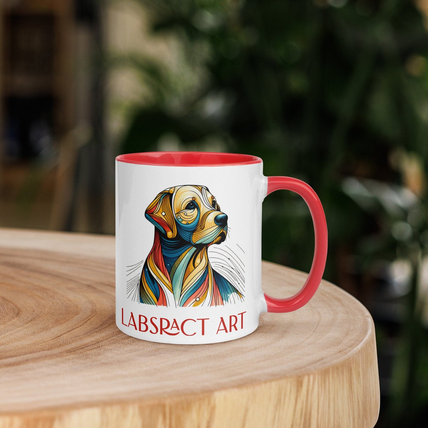 #1 Seller! Labstract Art Custom Coffee Mug for the dog lover - Tri - Me Gifts