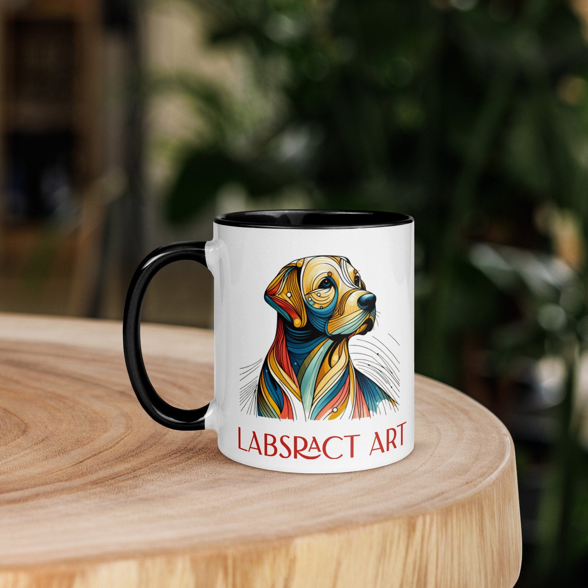 #1 Seller! Labstract Art Custom Coffee Mug for the dog lover - Tri - Me Gifts