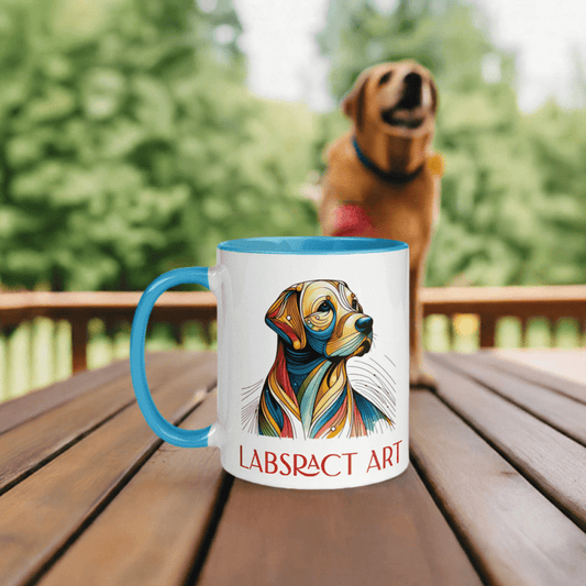 #1 Seller! Labstract Art Custom Coffee Mug for the dog lover - Tri - Me Gifts