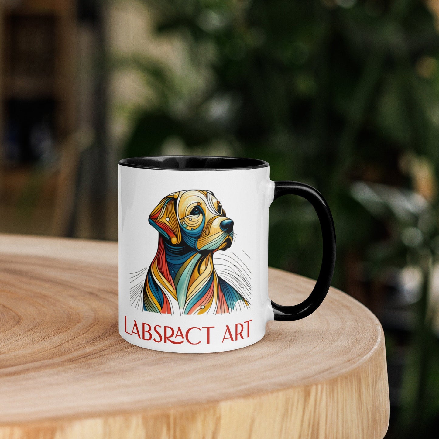 #1 Seller! Labstract Art Custom Coffee Mug for the dog lover - Tri - Me Gifts