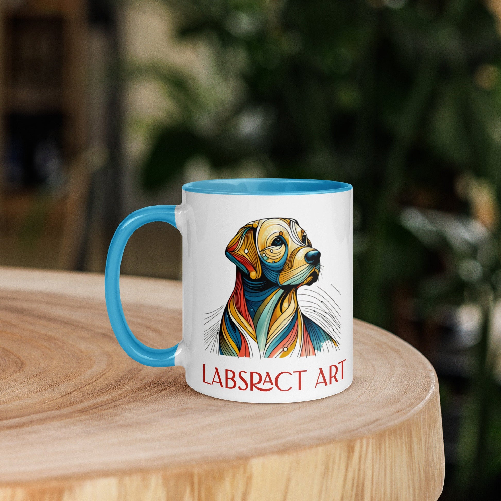 #1 Seller! Labstract Art Custom Coffee Mug for the dog lover - Tri - Me Gifts