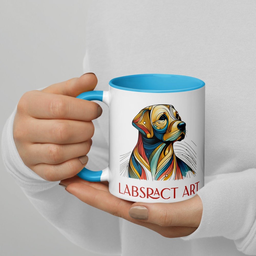 #1 Seller! Labstract Art Custom Coffee Mug for the dog lover - Tri - Me Gifts