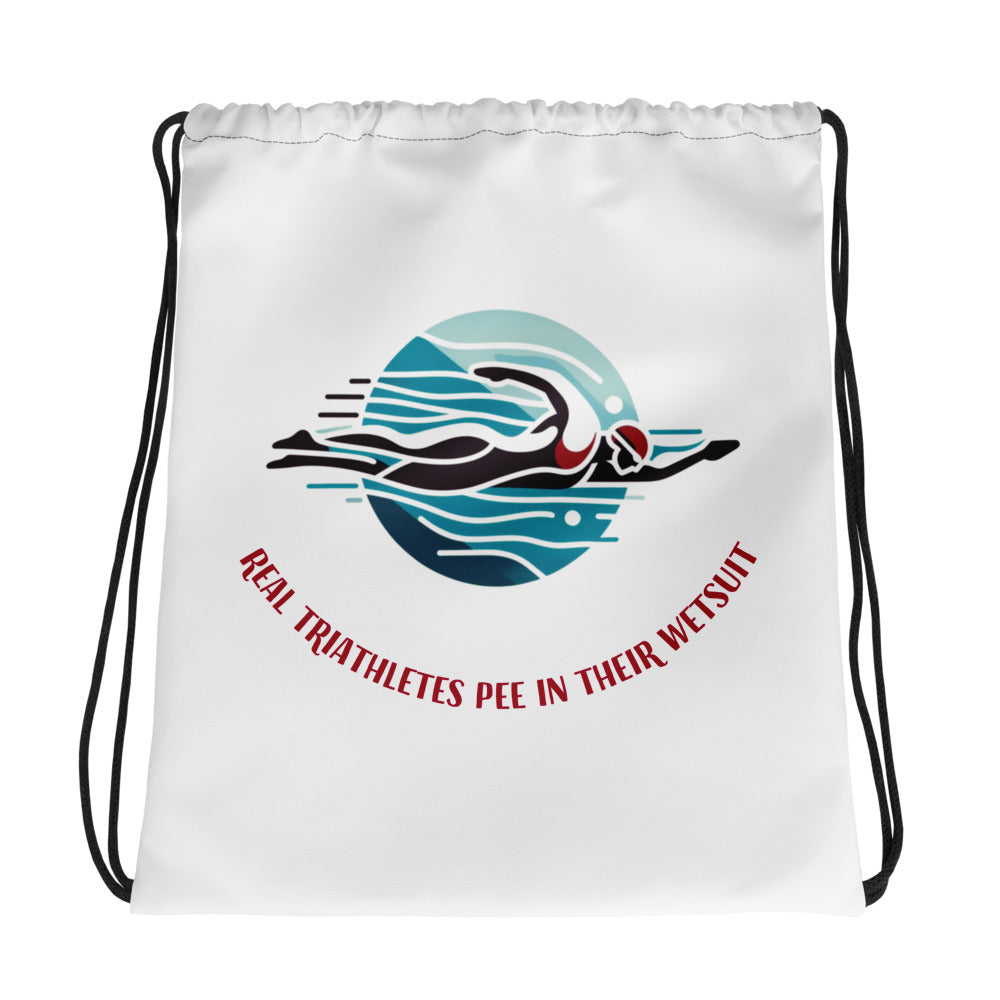 Triathlete Drawstring Bag