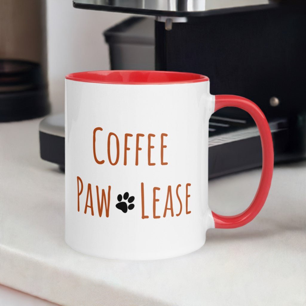 Coffee "Paw - Lease" Colorful Mug - Tri - Me Gifts