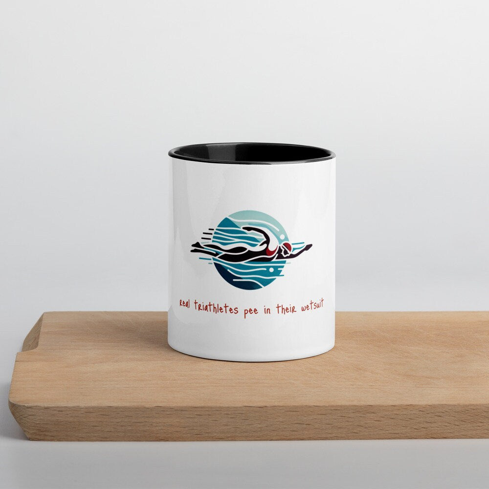 Triathlete Swimmer Mug.  Great gift for the athlete in your life!