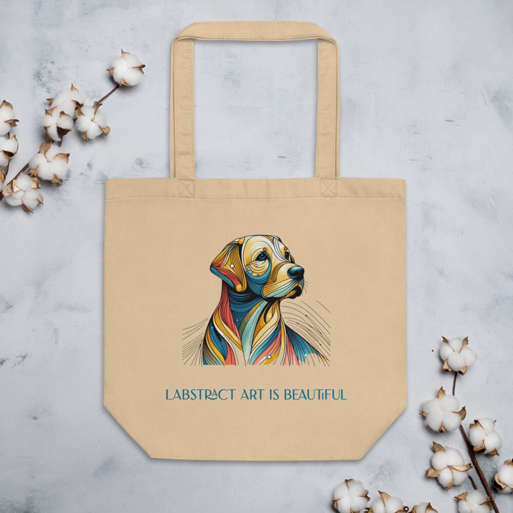 Labstract Art Tote Bag.  Great gift for the dog lover in your life!