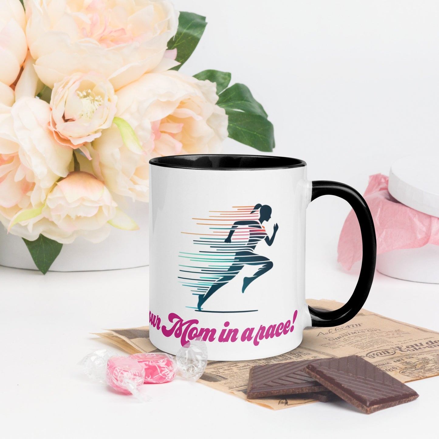 My Mom could beat your Mom in a race mug!