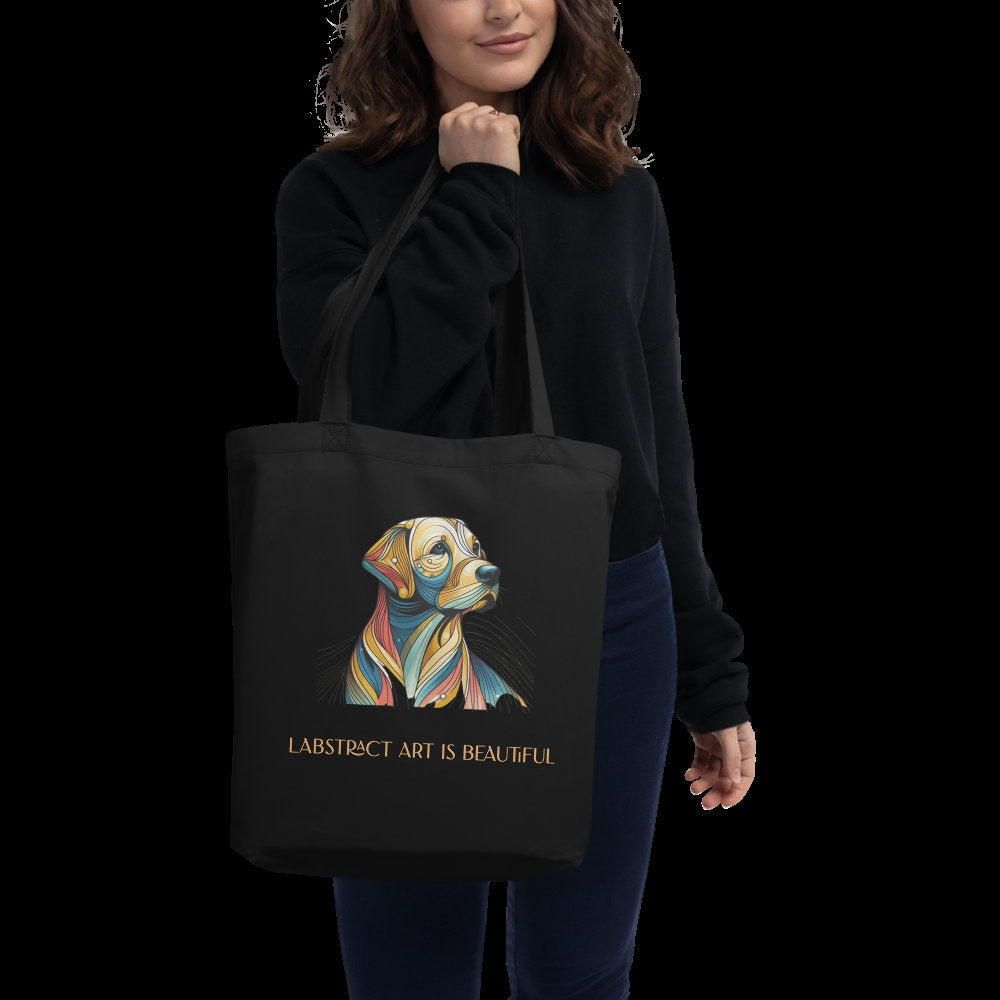 Labstract Art Tote Bag.  Great gift for the dog lover in your life!