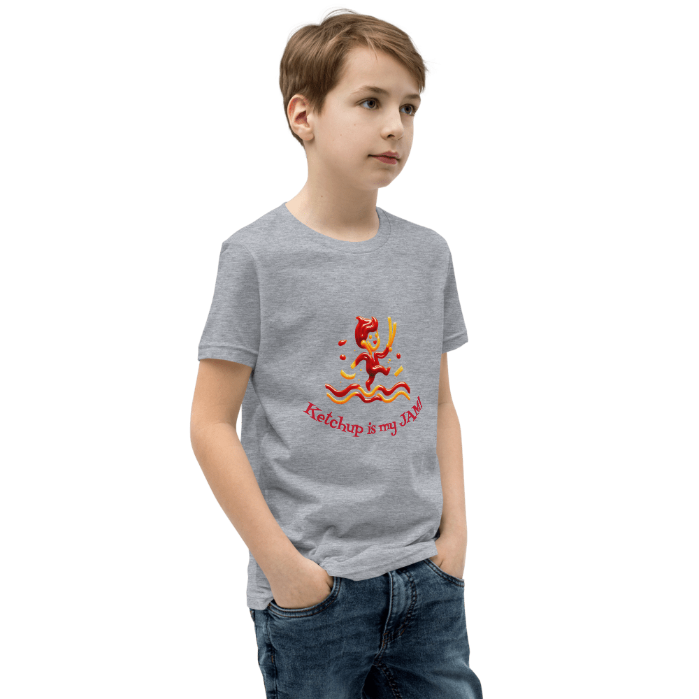 Ketchup is my Jam Youth tee shirt - Tri - Me Gifts