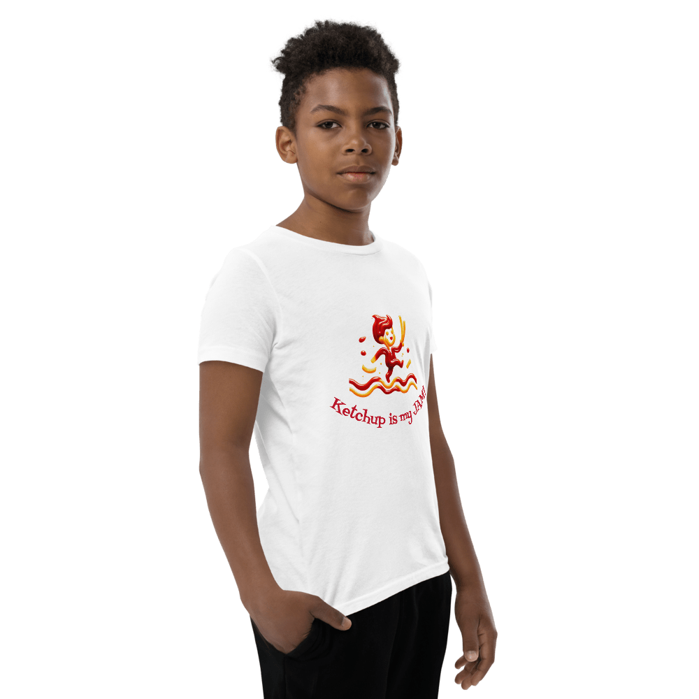 Ketchup is my Jam Youth tee shirt - Tri - Me Gifts