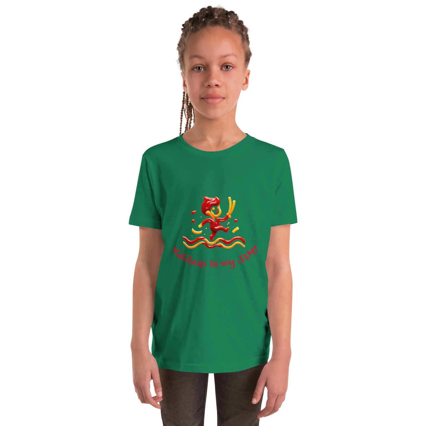 Ketchup is my Jam Youth tee shirt - Tri - Me Gifts