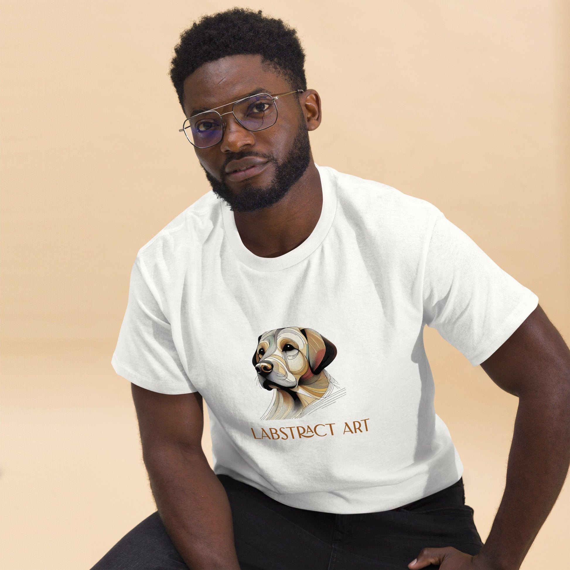 Labstract Art Men's classic tee for the dog lover! - Tri - Me Gifts