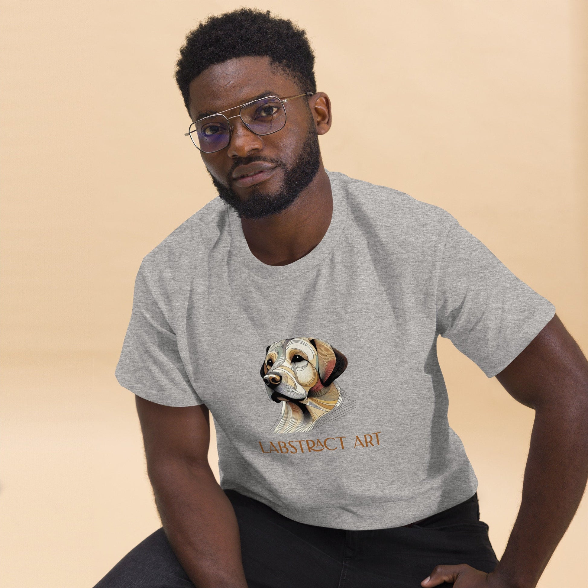 Labstract Art Men's classic tee for the dog lover! - Tri - Me Gifts