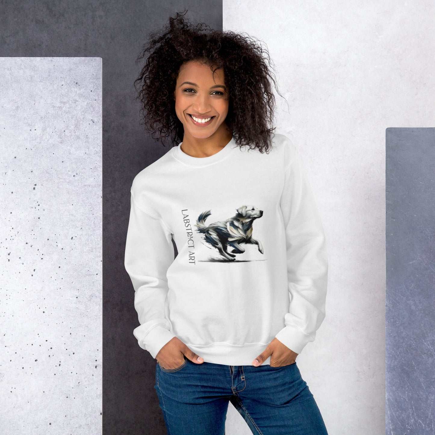 Labstract Art Sweatshirt - Tri - Me Gifts