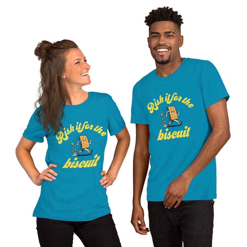 "Risk it for the biscuit" shirt - Tri-Me Gifts