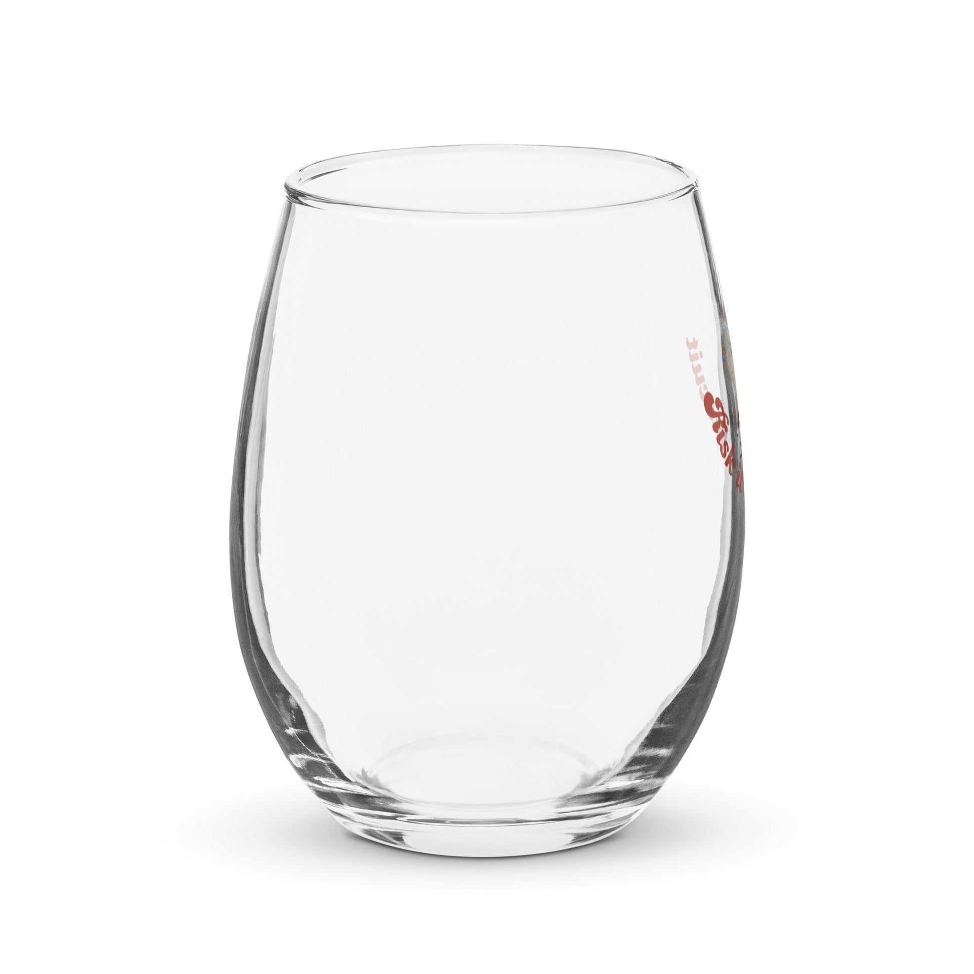 "Risk it for the biscuit" - Stemless wine glass - Tri-Me Gifts