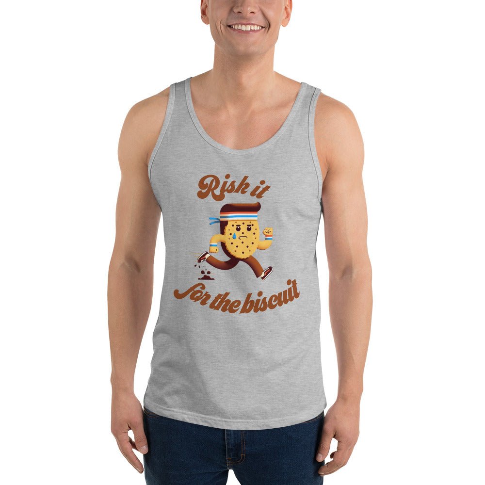 "Risk it for the biscuit" tank top - Tri-Me Gifts