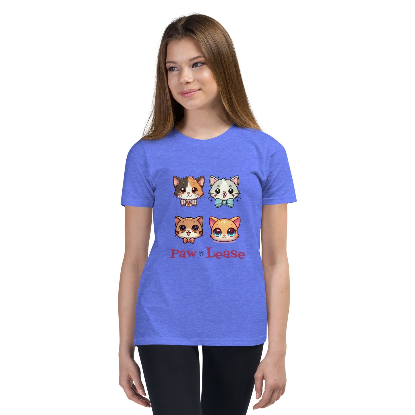 Paw-Lease Kitten Youth Short Sleeve T-Shirt